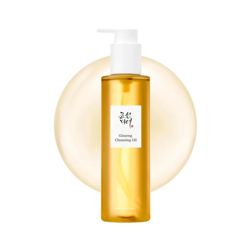 Beauty of Joseon Ginseng Cleansing Oil Waterproof Makeup Remover for Sensitive, Acne-Prone Facial Skin. Korean Skin Care