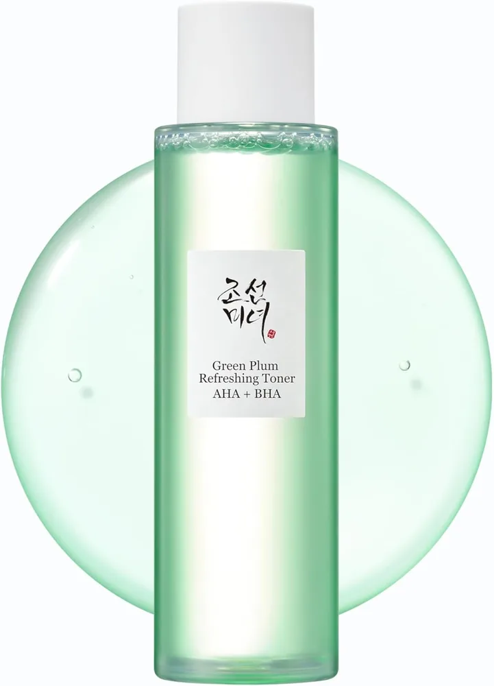 Beauty of Joseon Green Plum AHA BHA Toner Refreshing Facial Essence Moisturizer Mild Exfoliating Salicylic Acid for All