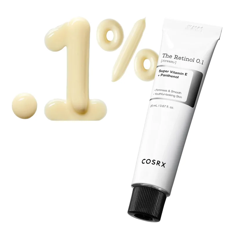 COSRX Retinol 0.1% Cream, Anti-aging Eye & Neck Cream with Retinoid Treatment to Firm Skin, Reduce Wrinkles, Skin Tighte