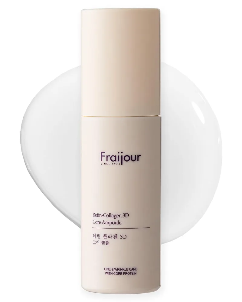 Fraijour Retin-Collagen 3D Core Ampoule – Anti-Aging Serum with Stabilized Retinal, 29 Proteins & Milk Extracts, Firms &