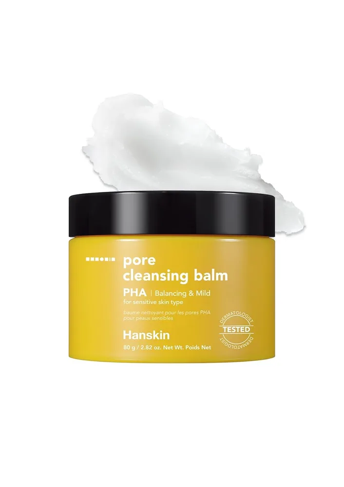 Hanskin PHA Pore Cleansing Balm – Korean Melting Balm Cleanser for Blackheads