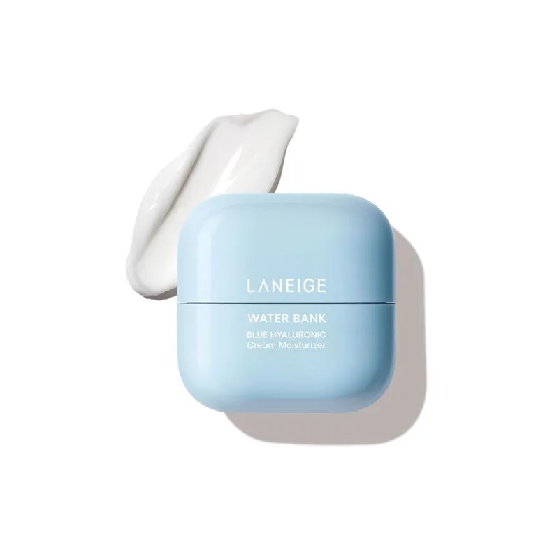 LANEIGE LANEIGE Water Bank Blue Hyaluronic Cream Moisturizer: Hydrating Korean Face Cream with Squalane & Ceramide for Skin Barr