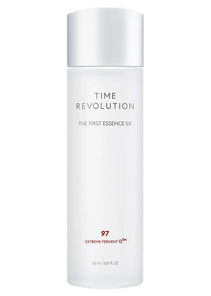 MISSHA Time Revolution The First Essence 5X (5th Gen) 5.07 Fl oz/ 150ml, Korean Face Essence, Facial Toner, Glass Skin,