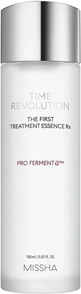 MISSHA Time Revolution The First Essence RX (4th Gen) 5.07 Fl oz/150ml, Korean Face Essence, Hydrating Facial Toner, Ski