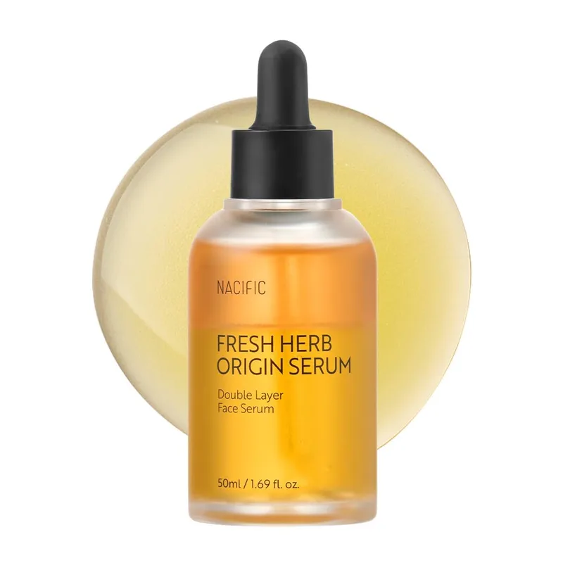 NACIFIC Fresh Herb Origin Serum – Double Layer Bi-Phase Face Serum with GD 7 Complex for Oily & Combination Skin – Vegan