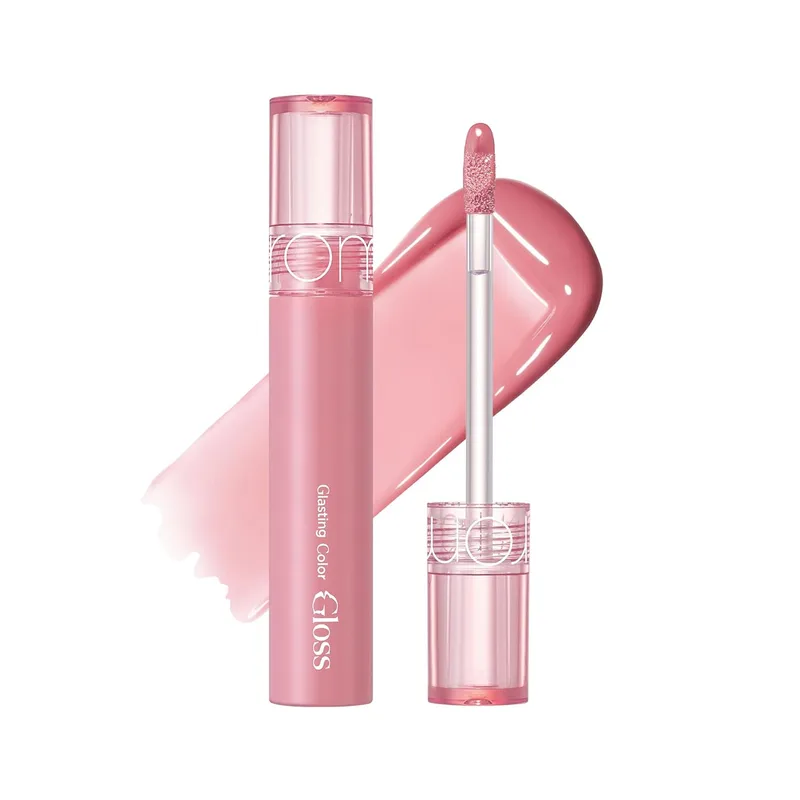 rom&nd rom&nd GLASTING COLOR GLOSS 01 PEONY BALLET - K-Beauty Viral Plumping Lip Gloss