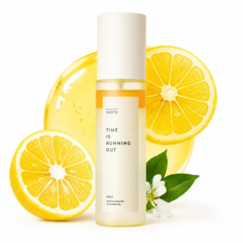 SIORIS Hydrating Face Mist Spray for Dry & Sensitive Skin, Organic & Vegan Facial Spray with Jojoba Oil & Citrus Water (