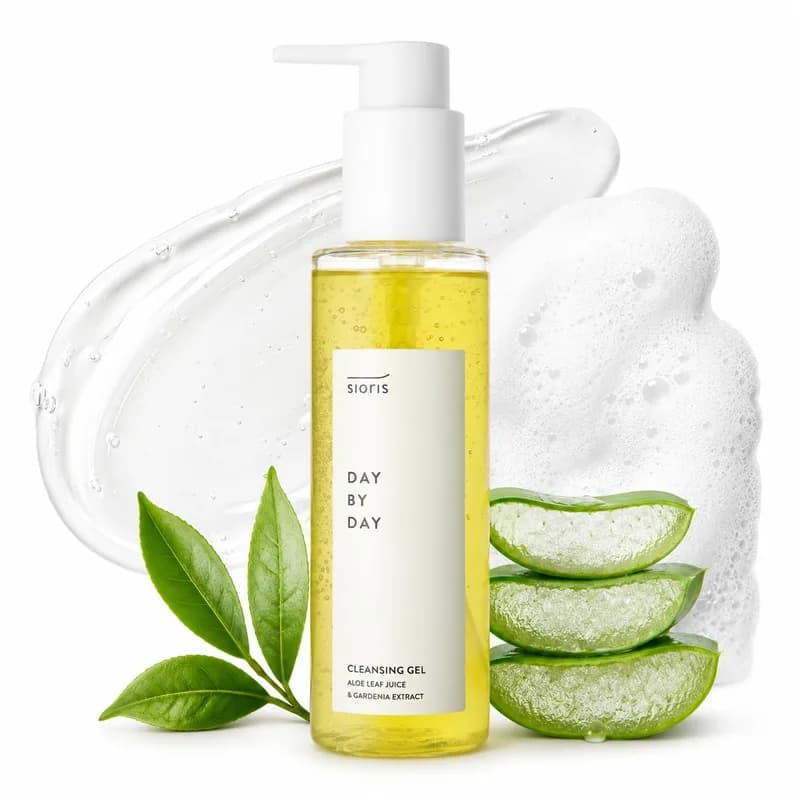SIORIS Hydrating Gel Cleanser with Yuja Citrus Water – Low pH Gentle Face Cleanser for Sensitive Skin, Makeup Removal &