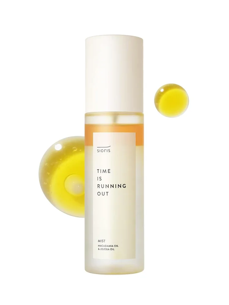 SIORIS Time is Running Out Mist (3.38 Fl Oz)-Natural Facial Oil Hydrating Spray Mist Moisturizer for Dry Skin - Complete