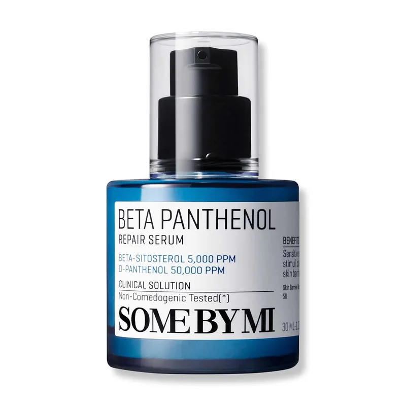SOME BY MI Beta-Panthenol Repair Serum – 1.01oz, 30ml – Korean Hydrating Hyaluronic Acid Serum for Face – Daily Barrier