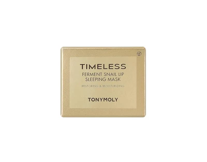 TONYMOLY Timeless Ferment Snail Lip Sleeping Mask – Overnight Hydrating Lip Treatment with Snail Secretion Filtrate, Coc