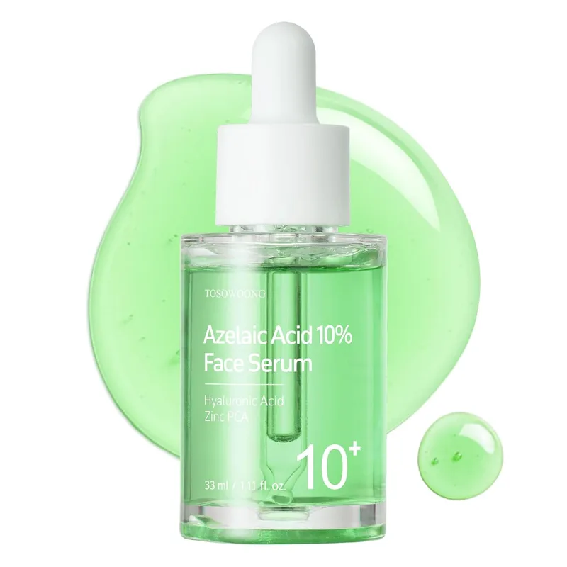 TOSOWOONG Azelaic Acid 10% Face Serum, Rosacea care, Redness Soothing and Blemish, Centella Asiatica for Acne-prone, Nia